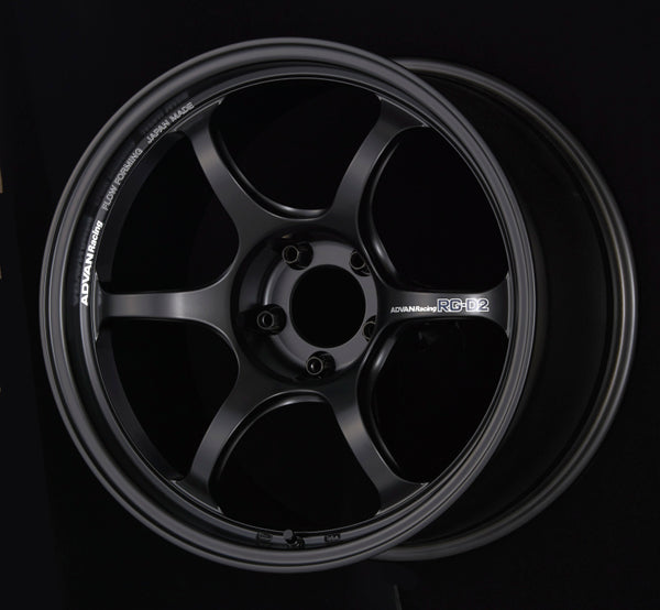 Advan RG-D2 17x8.0 +54 5-114.3 Semi Gloss Black Wheel