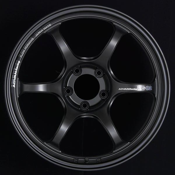 Advan RG-D2 17x8.0 +54 5-114.3 Semi Gloss Black Wheel