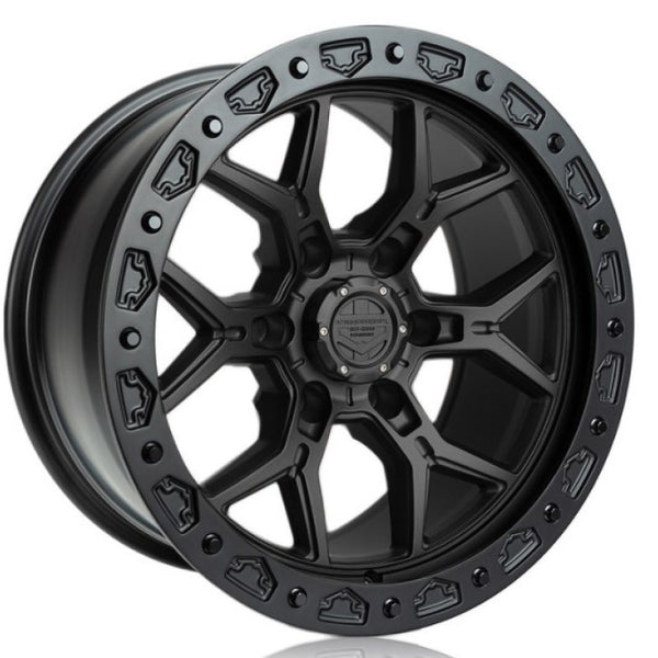 Vorsteiner Venom Rex Ford F-150/Raptor VR601BL Wheel 17x9 6x135 0et 87 Hub Coal Black