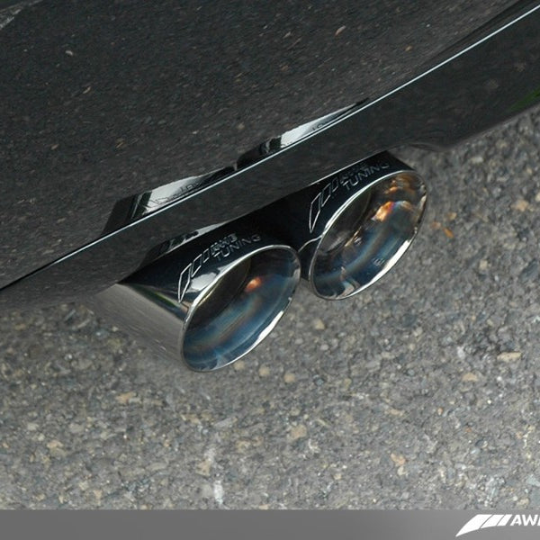 AWE Tuning Audi B7 S4 Touring Edition Exhaust - Diamond Black Tips