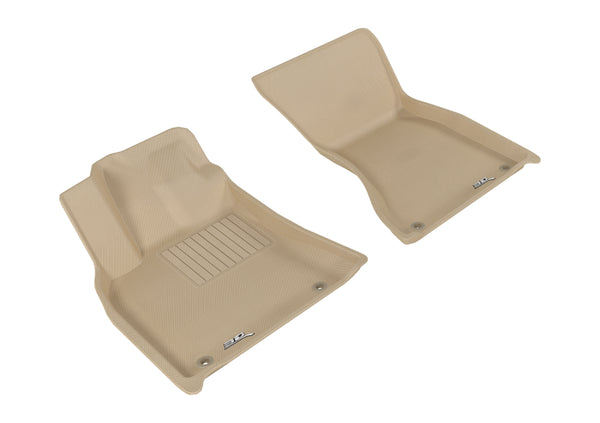 3D MAXpider 2014-2019 Porsche Macan Kagu 1st Row Floormat - Tan