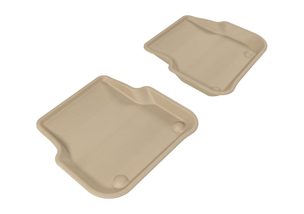 3D MAXpider 2005-2011 Audi A6/S6 Kagu 2nd Row Floormats - Tan