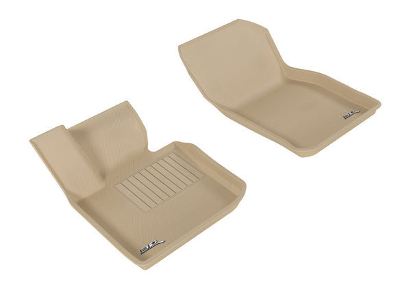 3D MAXpider 2014-2019 Mini Hardtop 2-Door/Convertible Kagu 1st Row Floormat - Tan