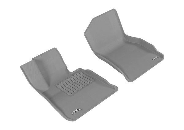 3D MAXpider 2014-2020 BMW 4 Series F32/F33/F36 Kagu 1st Row Floormat - Gray