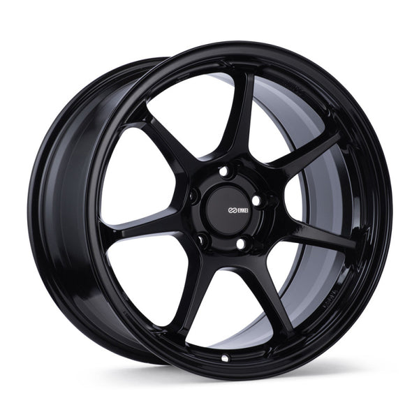 Enkei TSP5 17x8 5x114.3 35mm Offset 72.6mm Bore Black Wheel