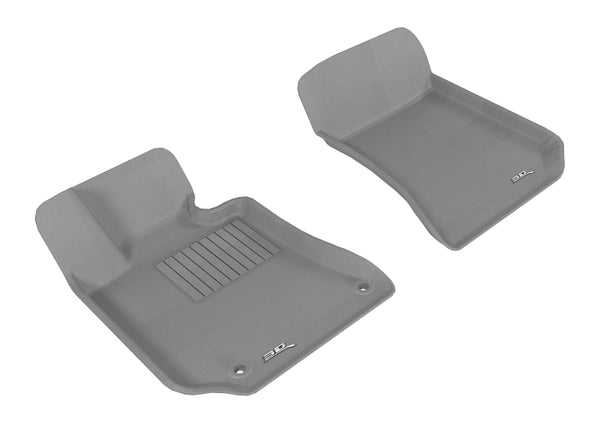 3D MAXpider 2010-2012 Mercedes-Benz E-Class Coupe C207 Kagu 1st Row Floormat - Gray