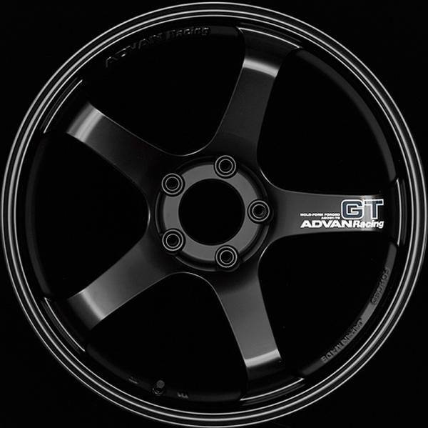 Advan GT 19x10.5 +15 5-114.3 Semi Gloss Black Wheel