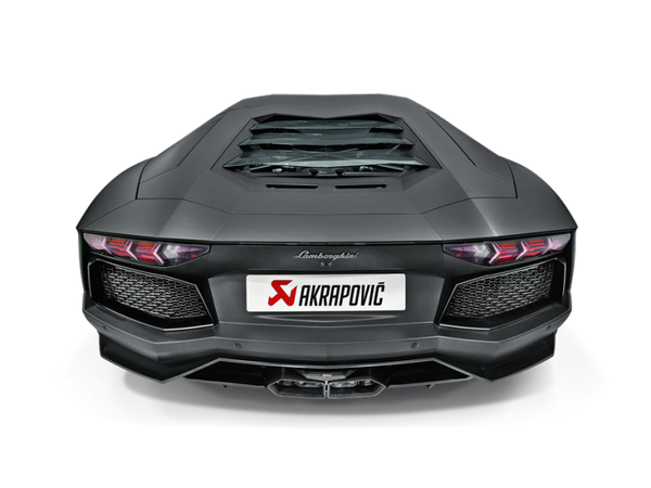 Akrapovic 11-17 Lamborghini Aventador Slip-On Line (Titanium-Inconel) w/ Carbon Titanium Tips