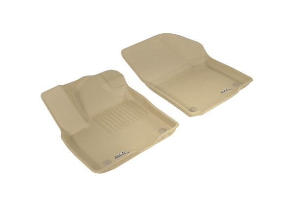 3D MAXpider 2018-2019 Volkswagen Atlas Kagu 1st Row Floormat - Tan