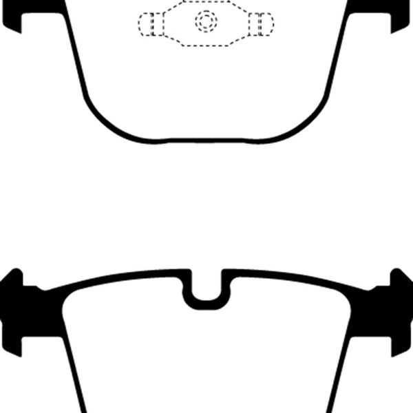 EBC 11-12 BMW 1M Coupe 3.0 Twin Turbo Greenstuff Rear Brake Pads