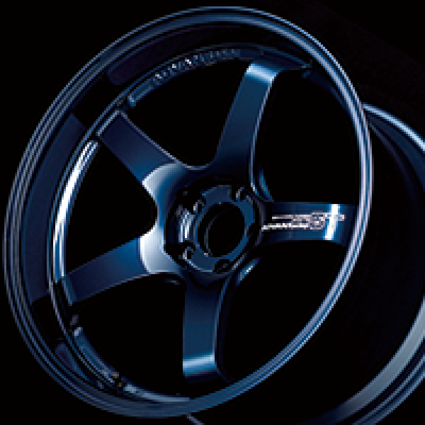 Advan GT Premium Version 21x10.0 +45 5-120 Racing Titanium Blue Wheel