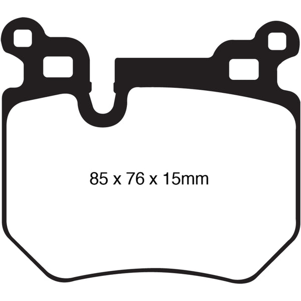 EBC 08-10 BMW 135 3.0 Twin Turbo Greenstuff Rear Brake Pads