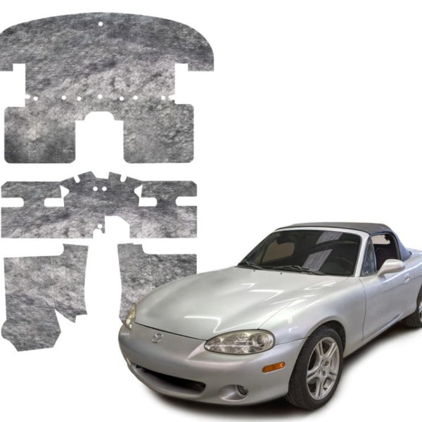 DEI 90-05 Mazda Miata NA & NB Under Carpet Interior Insulation Kit - 1/2in Thick