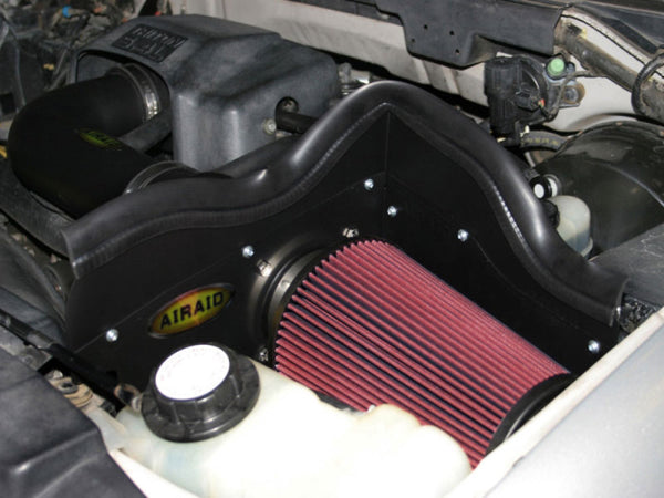 Airaid 97-03 Ford F-150/97-04 Expedition 4.6/5.4L CAD Intake System w/ Blk Tube (Oiled / Red Media)