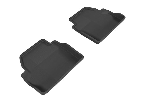 3D MAXpider 2014-2020 BMW 4 Series F32 Kagu 2nd Row Floormats - Gray