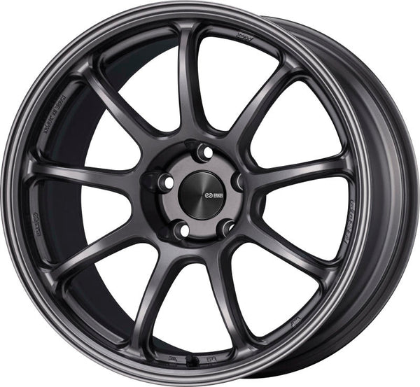 Enkei PF09 17x9 5x114.3 45mm Offset 75mm Bore Dark Silver Wheel