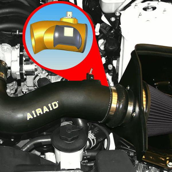 Airaid 05-09 Mustang GT 4.6L MXP Intake System w/ Tube (Dry / Black Media)