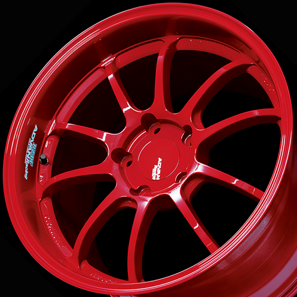 Advan RZ-DF 19x8.5 +52 5-130 Racing Red Wheel