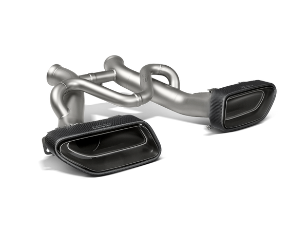 Akrapovic 14-17 McLaren 650S/650S Spyder Slip-On Line (Titanium) w/ Carbon Tips