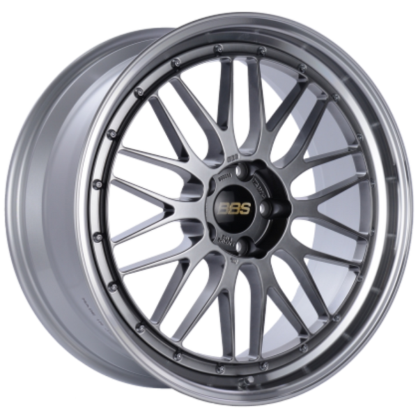 BBS LM 20x10.5 5x120 ET15 Diamond Black Center Diamond Cut Lip Wheel -82mm PFS/Clip Required