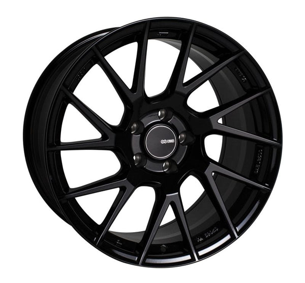 Enkei TM7 18x8 5x100 45mm Offset 72.60 Bore - Black Wheel