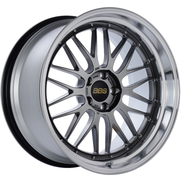 BBS LM 20x10.5 5x114.3 ET20 CB66 Diamond Black Center Diamond Cut Lip Wheel