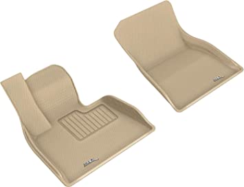 3D MAXpider 2019-2020 BMW X5 (G05) Kagu 1st & 2nd Row Floormats - Tan