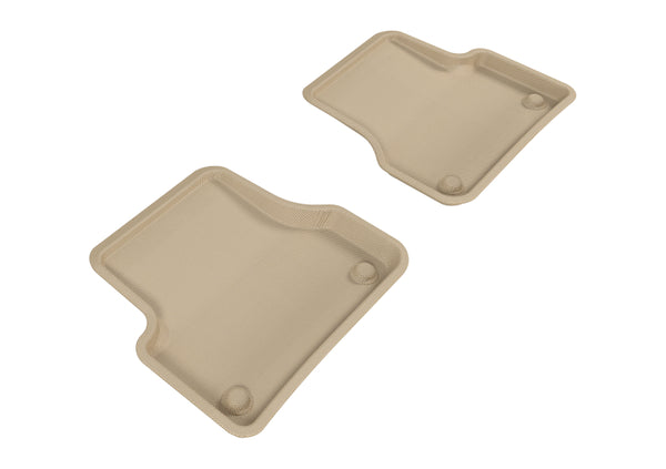 3D MAXpider 2012-2018 Audi A6/A7/S6/S7/RS7 Kagu 2nd Row Floormats - Tan