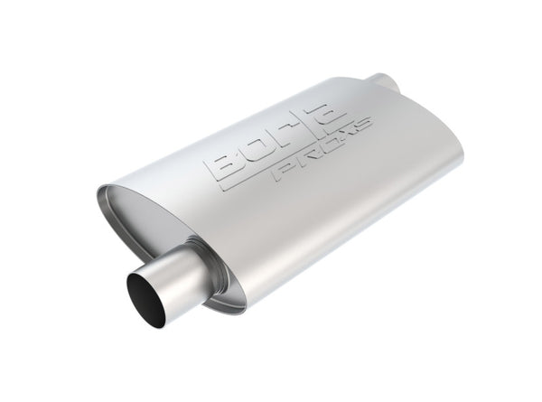 Borla Pro-XS 2.25in Tubing 14in x 4in x 9.5in Oval Offset/Offset Muffler