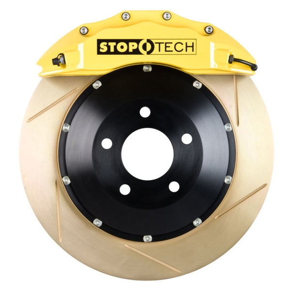 StopTech BBK 01-07 BMW M3 (E46) Front w/ Yellow ST-60 Calipers 355x32 Zinc Slotted Rotors