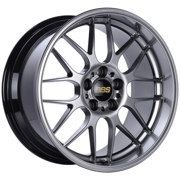 BBS RG-R 18x8.5 5x120 ET13 Diamond Black Wheel -82mm PFS/Clip Required