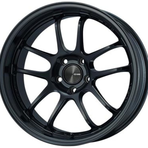 Enkei PF01EVO 18x10.5 22mm Offset 5x120 72.5mm Bore Matte Black Wheel Special Order / No Cancel