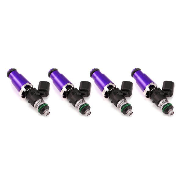 Injector Dynamics 1340cc Injectors - 60mm Length - 14mm Purple Top - 14mm Lower O-Ring (Set of 4)