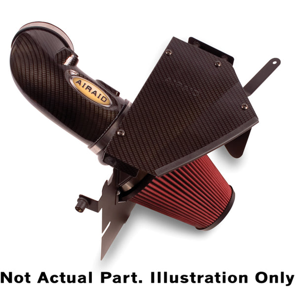 Airaid 08-11 Cadillac CTS 3.0L CAD Intake System w/Carbon Look (Dry / Red Media)