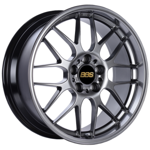 BBS RG-R 19x8.5 5x120 ET32 Diamond Black Wheel -82mm PFS/Clip Required