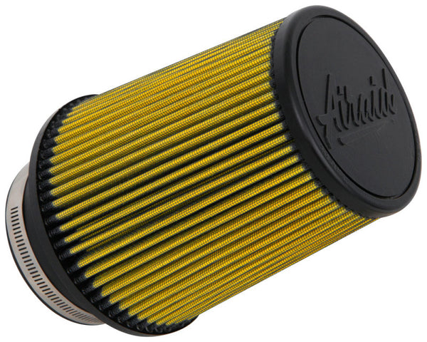 Airaid Universal Air Filter - Cone 4in Flange x 6in Base x 4-5/8in Top x 7in Height - Synthaflow