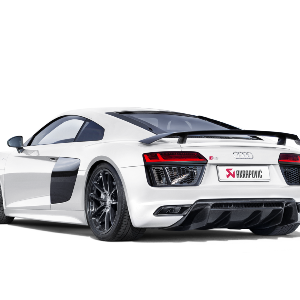 Akrapovic 16-17 Audi R8 5.2 FSI Coupe/Spyder Slip-On Line (Titanium) w/ Carbon Titanium Tips