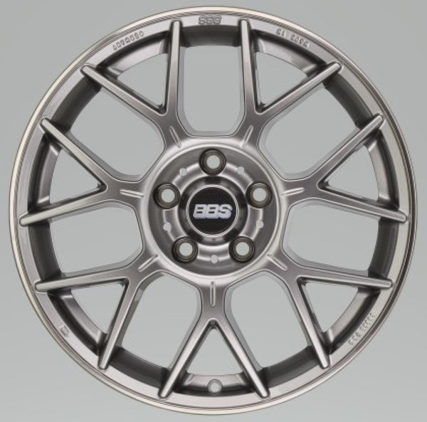 BBS XR 18x8 5x112 28mm Offset 82mm Bore PFS/Clip Req Gloss Platinum Wheel