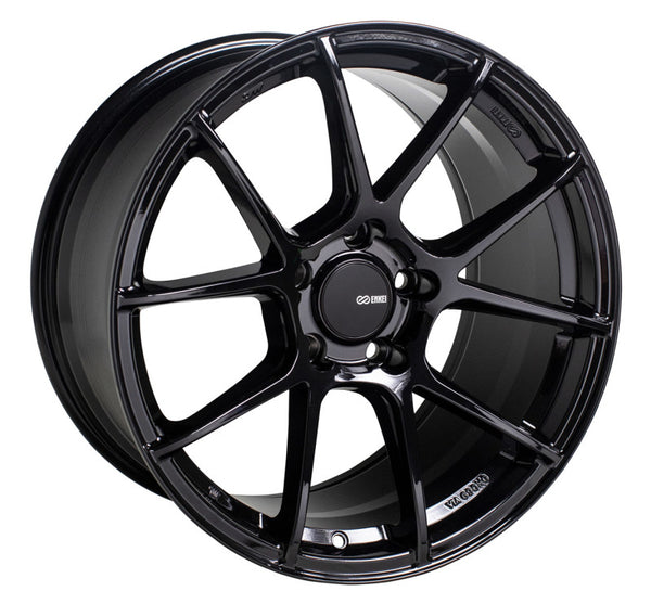 Enkei TS-V 18x9.5 5x120 40mm Offset 72.6mm Bore Gloss Black Wheel