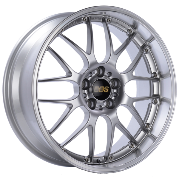 BBS RS-GT 18x11 5x130 ET45 CB71.6 Diamond Silver Center Diamond Cut Lip Wheel