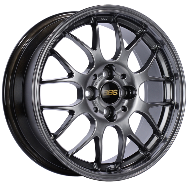 BBS RG-R 17x8.5 5x114.3 ET55 Diamond Black Wheel (11.3mm Valve Stems) -82mm PFS/Clip Required