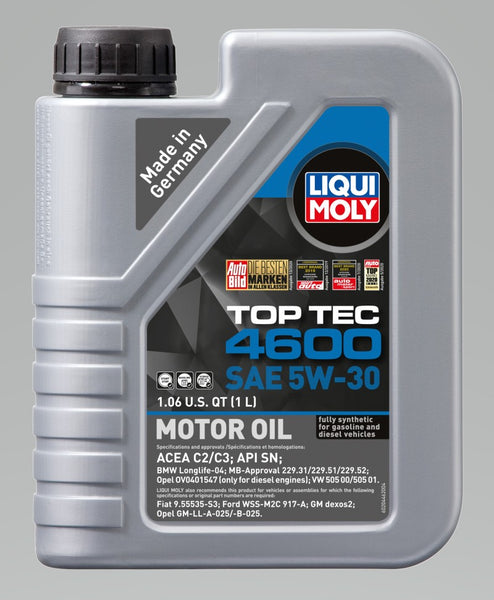 LIQUI MOLY 1L Top Tec 4600 Motor Oil 5W-30