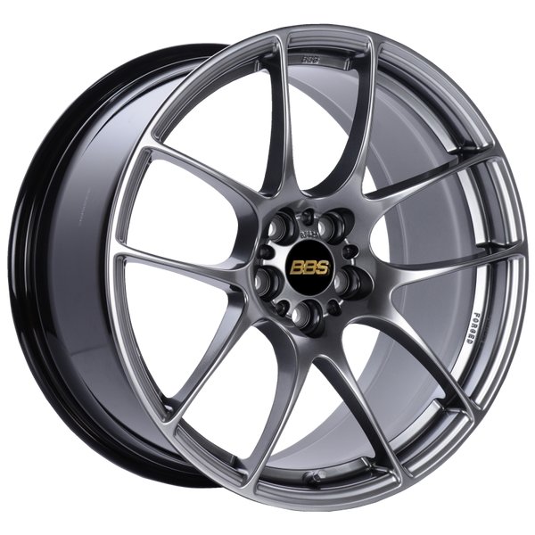 BBS RF 18x9 5x114.3 ET48 Diamond Black Wheel -82mm PFS/Clip Required