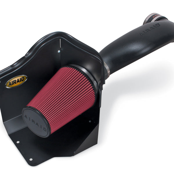 Airaid 2006 Chevy 4.8/5.3/6.0 (w/ Elec Fan/High Hood) CAD Intake System w/ Tube (Oiled / Red Media)