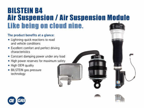 Bilstein B4 2000 Mercedes-Benz S430 Base Rear Air Spring with Twintube Shock Absorber