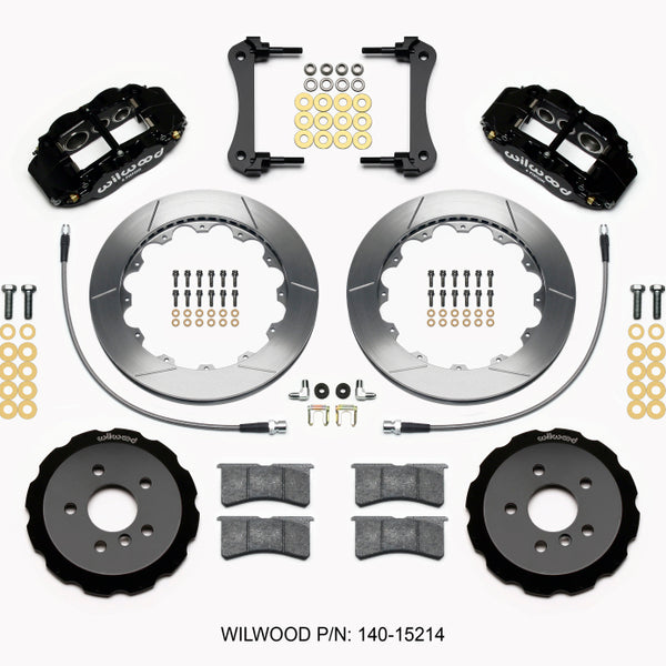 Wilwood Narrow Superlite 6R Front Hat Kit 12.88in 2014-2015 Mini Cooper w/Lines