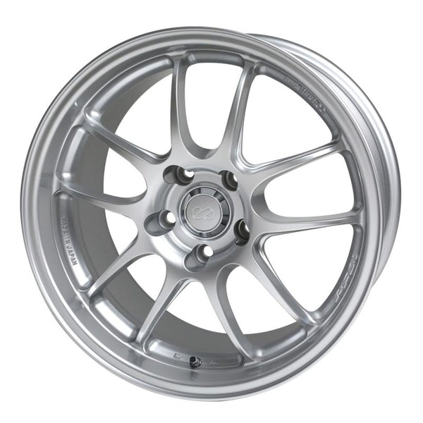 Enkei PF01 18x8 5x114.3 50mm Offset 75mm Hub Bore Silver Paint Wheel