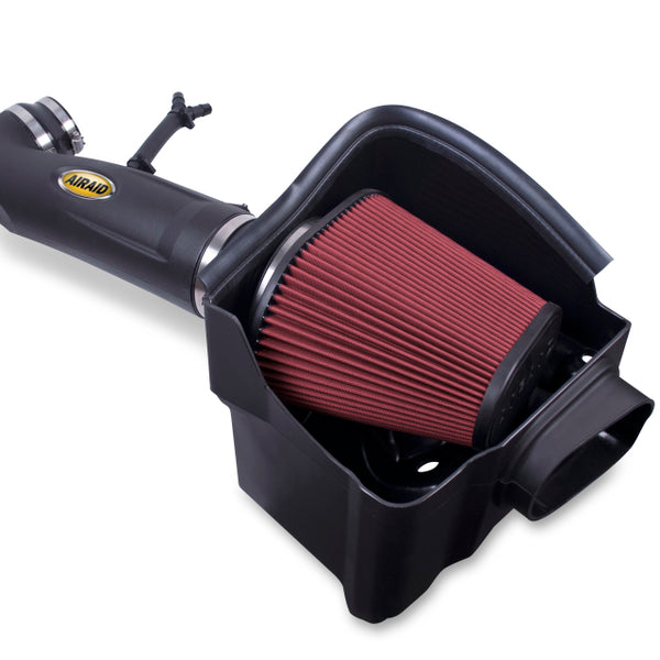 Airaid 04-13 Nissan Titan/Armada 5.6L MXP Intake System w/ Tube (Oiled / Red Media)