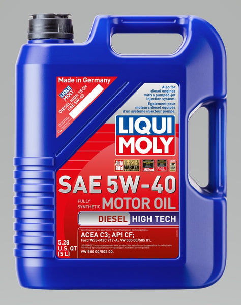 LIQUI MOLY 5L Diesel High Tech Motor Oil 5W-40