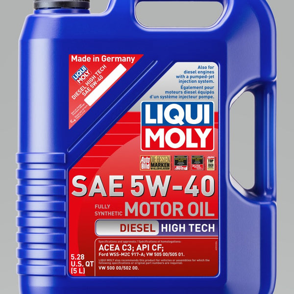 LIQUI MOLY 5L Diesel High Tech Motor Oil 5W-40